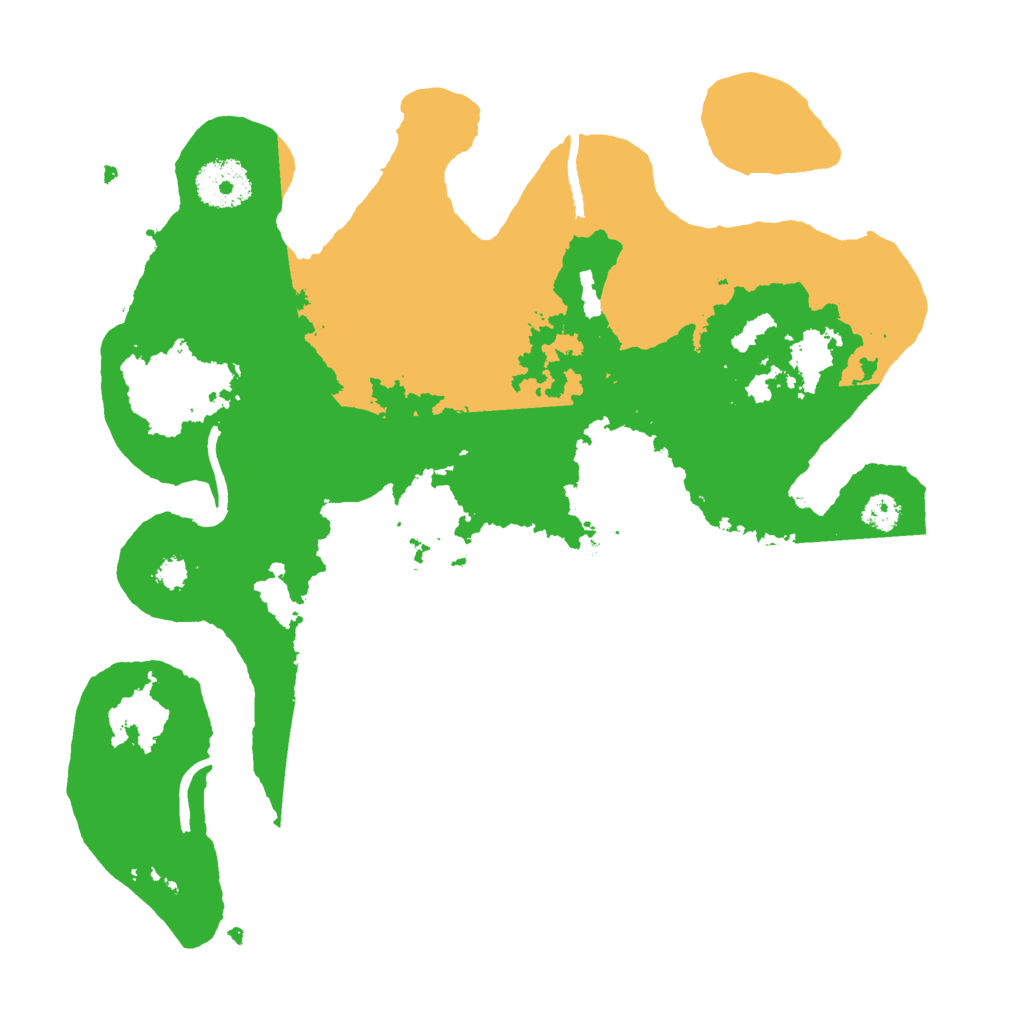 Biome Rust Map: Procedural Map, Size: 3000, Seed: 76488842