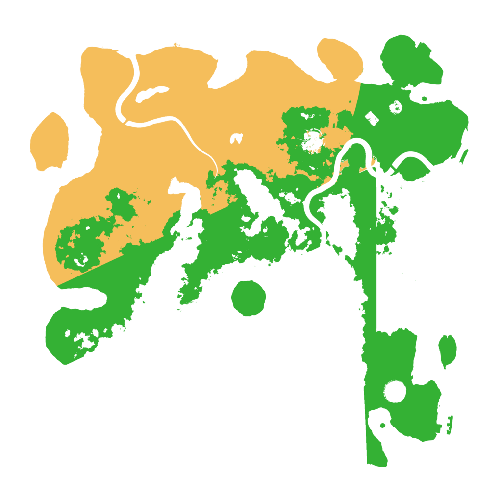 Biome Rust Map: Procedural Map, Size: 4000, Seed: 855625