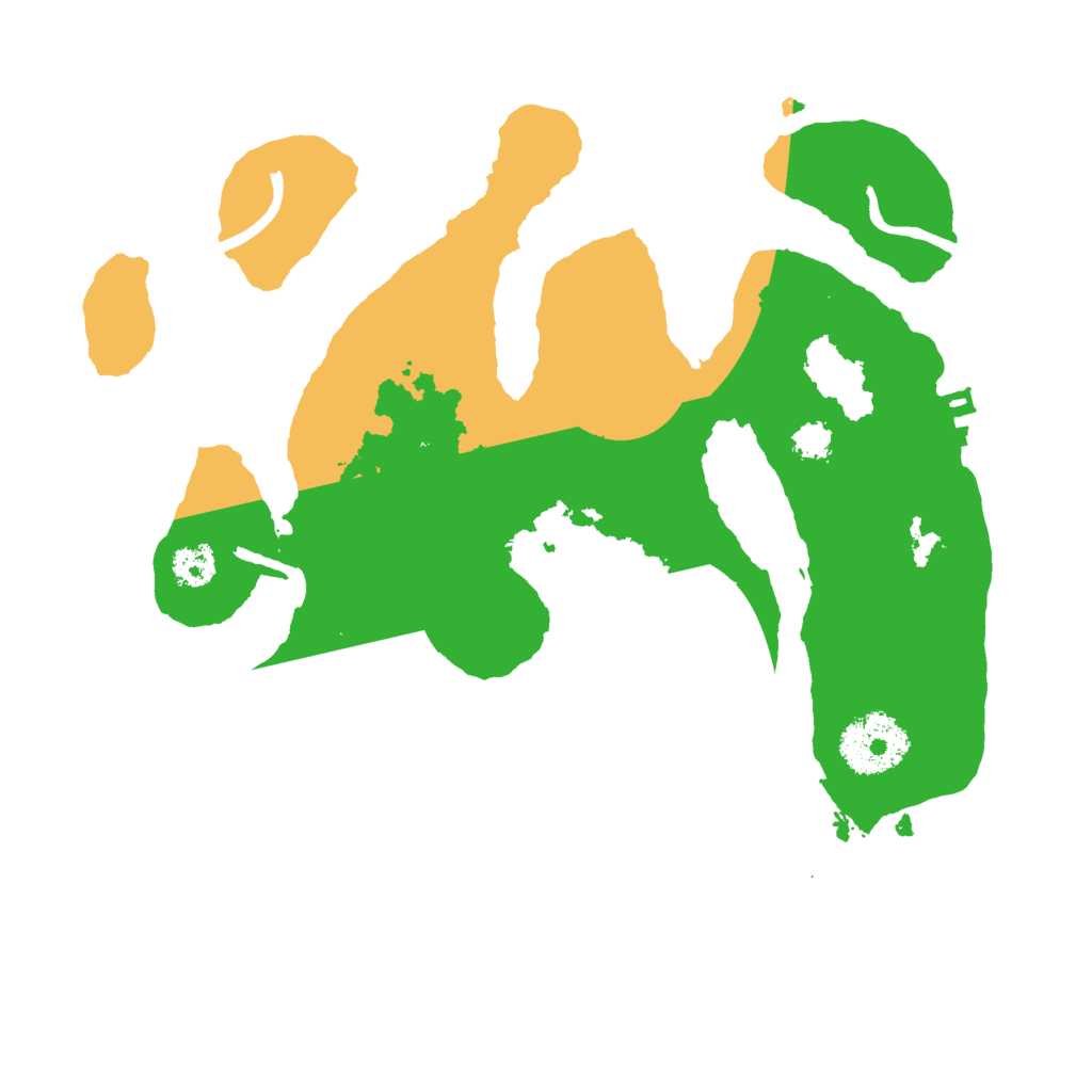 Biome Rust Map: Procedural Map, Size: 2600, Seed: 258741