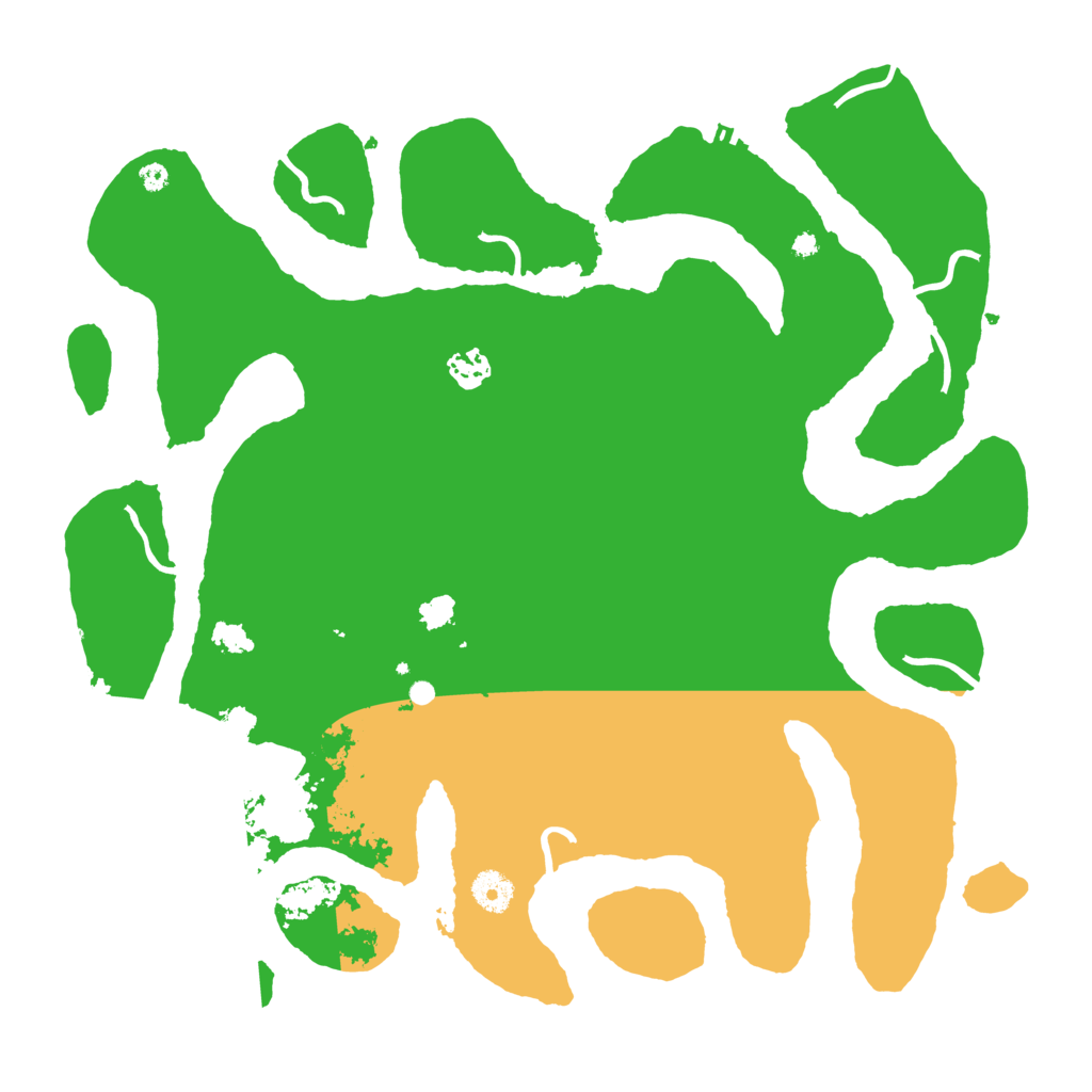 Biome Rust Map: Procedural Map, Size: 4000, Seed: 99833