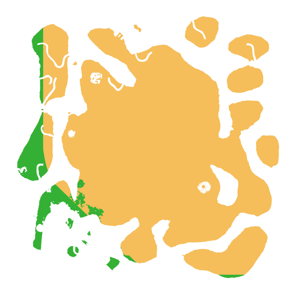 Biome Rust Map: Procedural Map, Size: 3700, Seed: 222993066