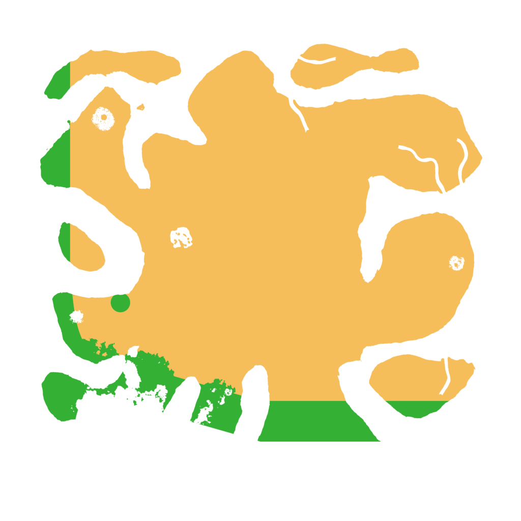 Biome Rust Map: Procedural Map, Size: 3550, Seed: 36399