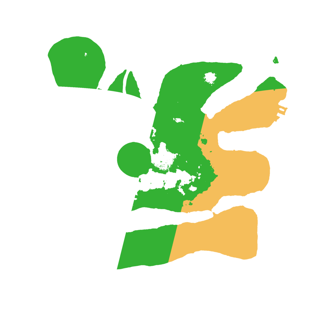 Biome Rust Map: Procedural Map, Size: 2500, Seed: 670979