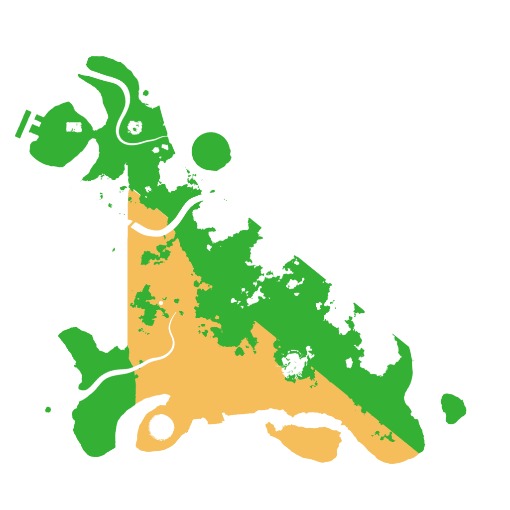 Biome Rust Map: Procedural Map, Size: 3550, Seed: 329987