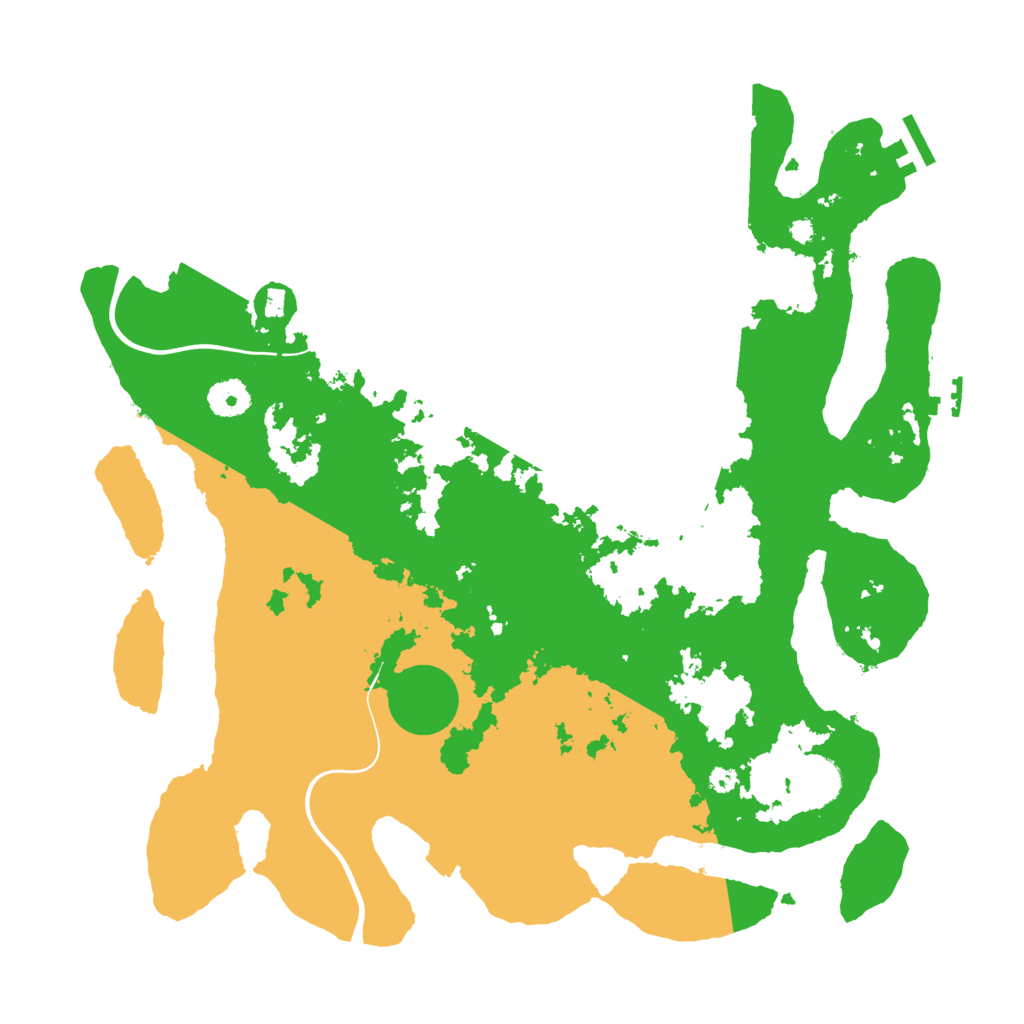 Biome Rust Map: Procedural Map, Size: 3850, Seed: 851130600