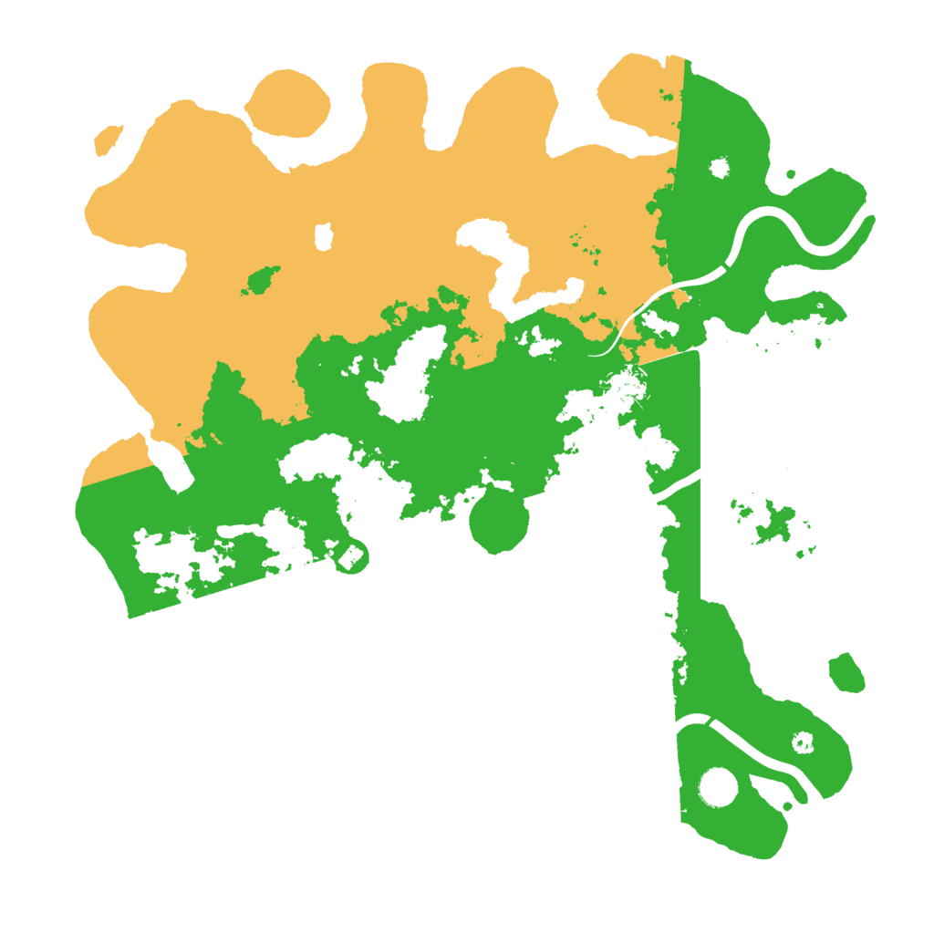Biome Rust Map: Procedural Map, Size: 4200, Seed: 856672622