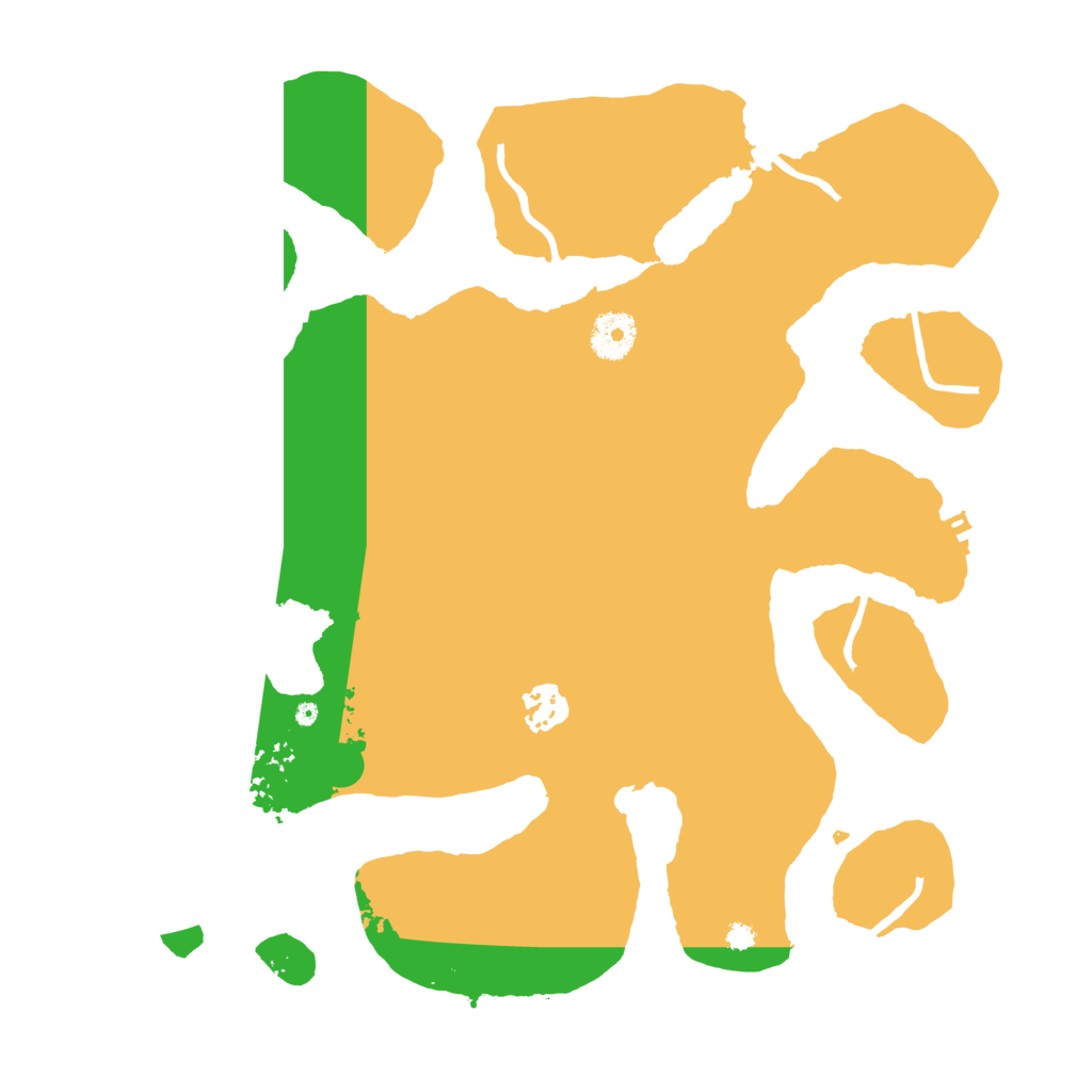 Biome Rust Map: Procedural Map, Size: 3500, Seed: 4426663