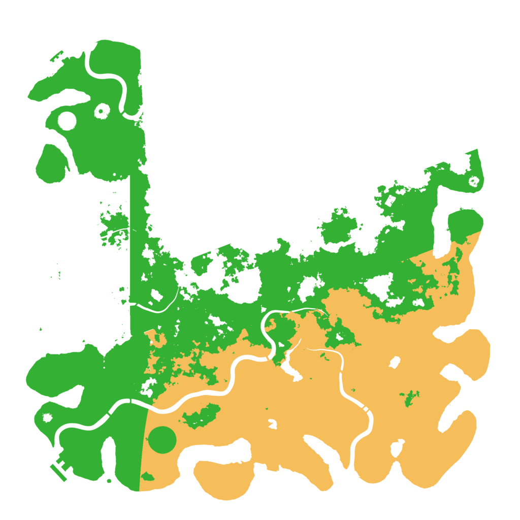 Biome Rust Map: Procedural Map, Size: 5000, Seed: 437856