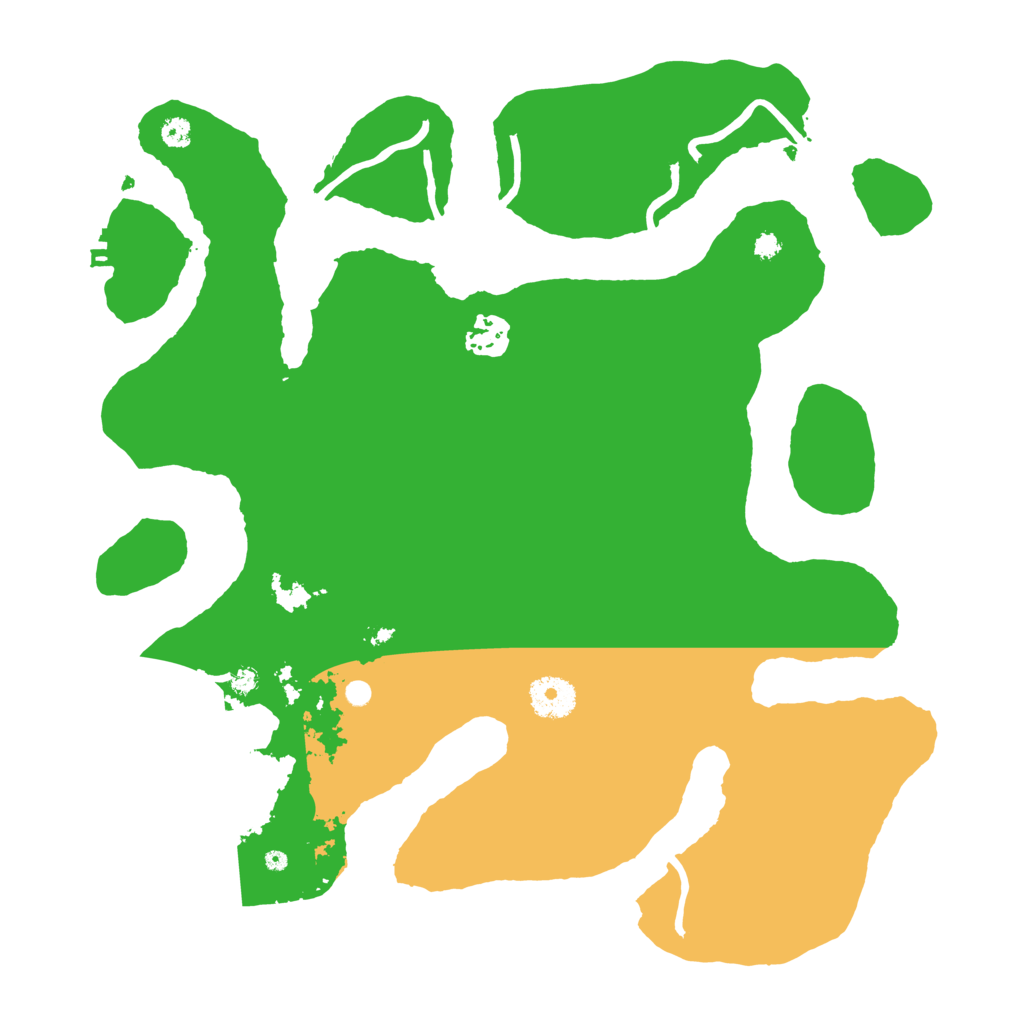 Biome Rust Map: Procedural Map, Size: 3500, Seed: 2784850