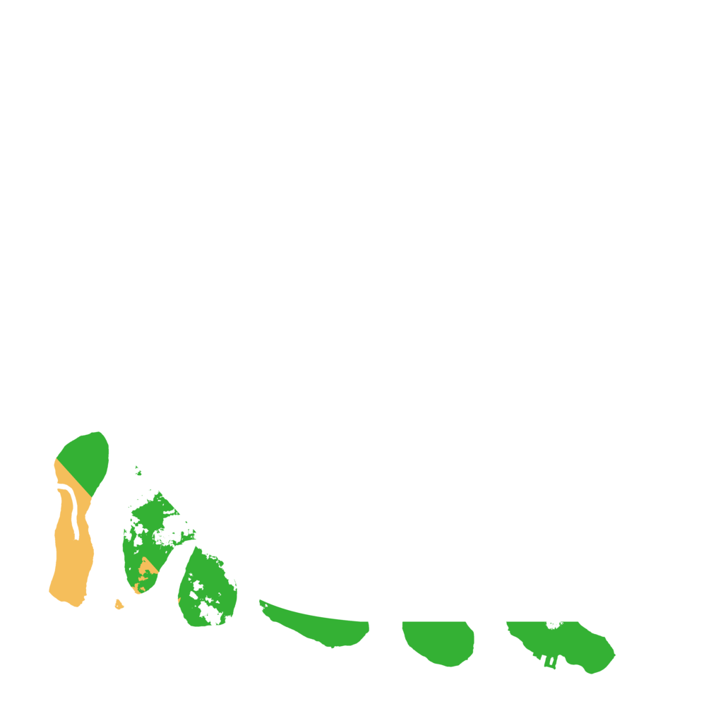 Biome Rust Map: Procedural Map, Size: 3800, Seed: 153