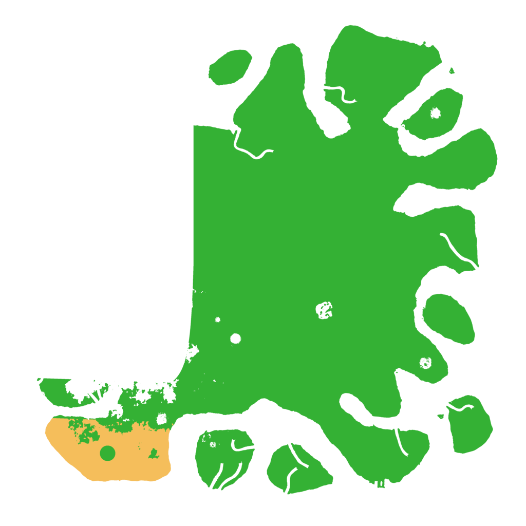 Biome Rust Map: Procedural Map, Size: 4500, Seed: 5434353