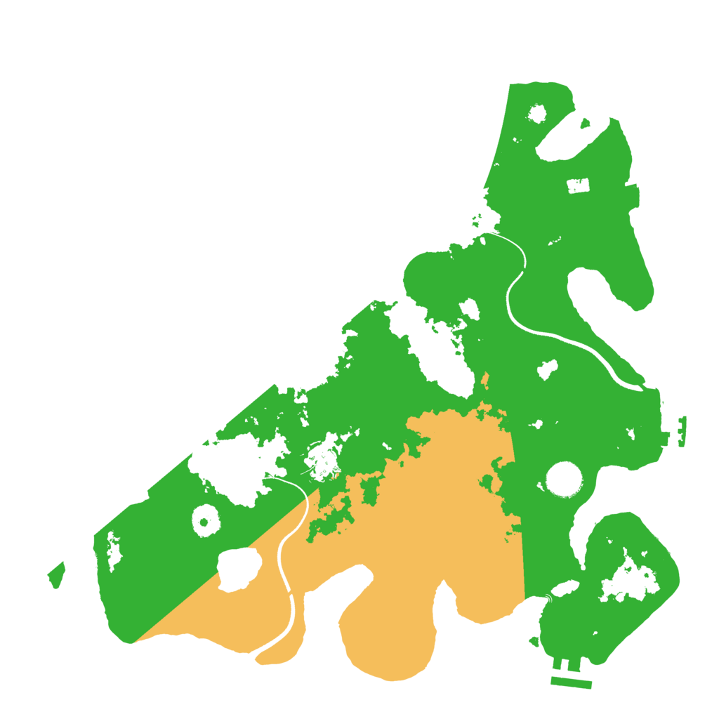 Biome Rust Map: Procedural Map, Size: 3550, Seed: 660320