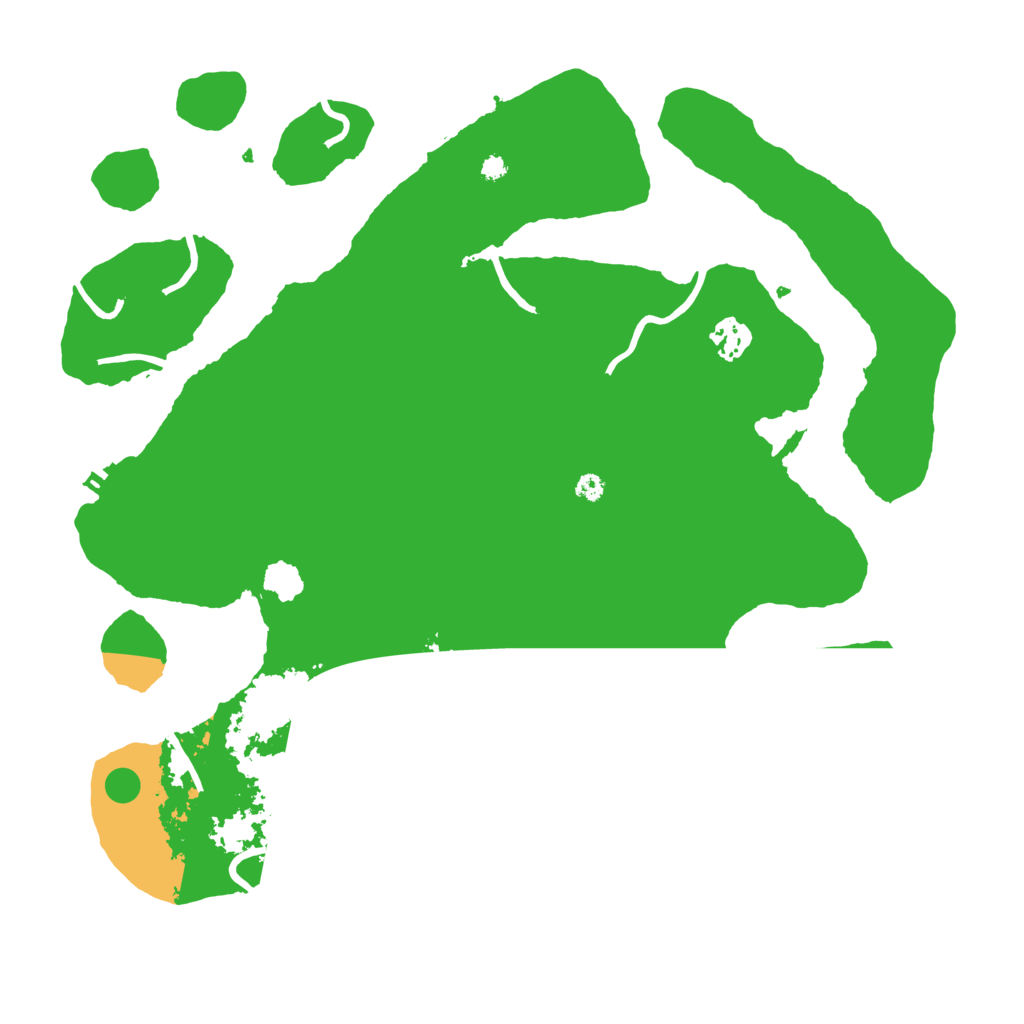 Biome Rust Map: Procedural Map, Size: 3800, Seed: 85356