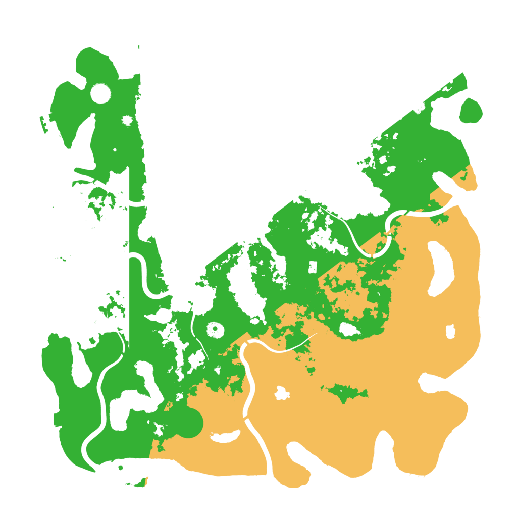 Biome Rust Map: Procedural Map, Size: 4500, Seed: 4956578