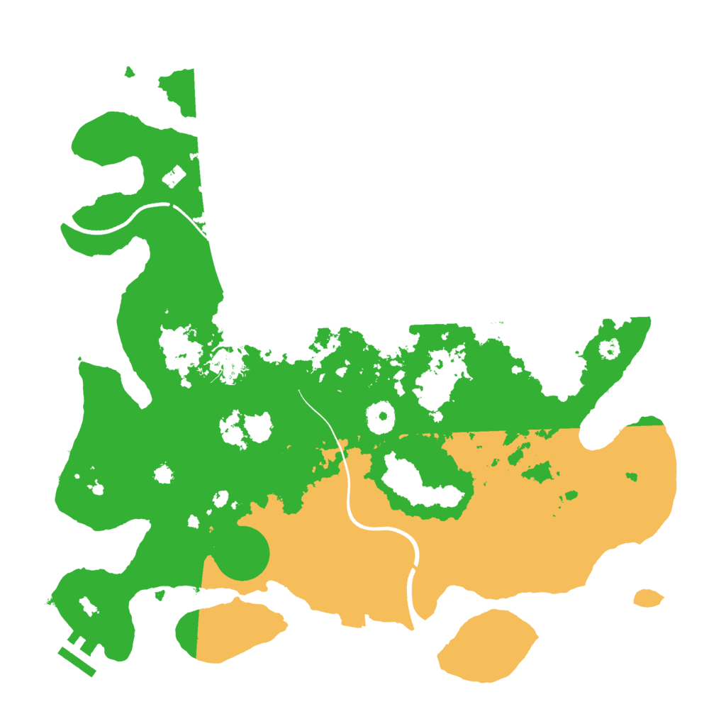 Biome Rust Map: Procedural Map, Size: 3500, Seed: 2287014