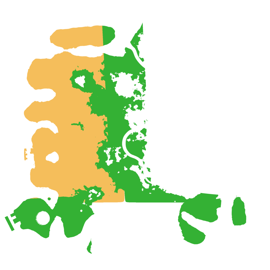 Biome Rust Map: Procedural Map, Size: 3500, Seed: 1101774315