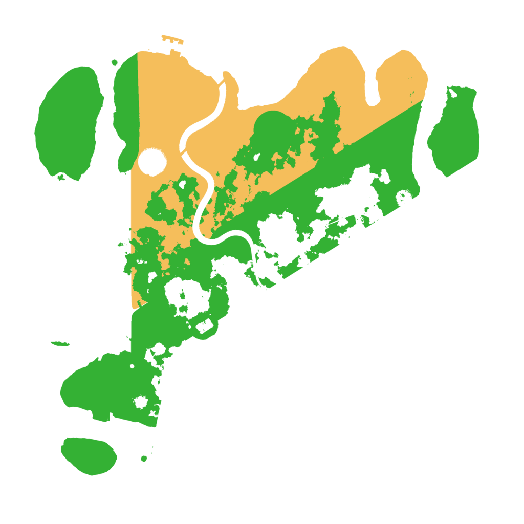 Biome Rust Map: Procedural Map, Size: 3550, Seed: 838433