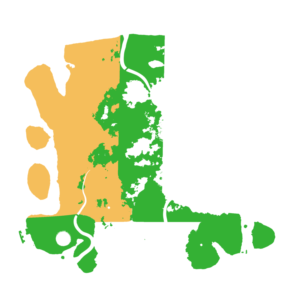 Biome Rust Map: Procedural Map, Size: 3500, Seed: 4062112