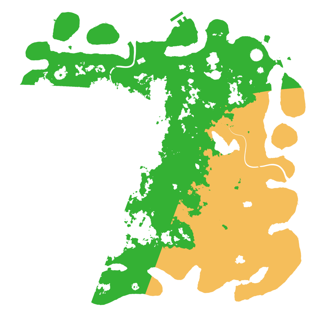 Biome Rust Map: Procedural Map, Size: 4500, Seed: 5828537