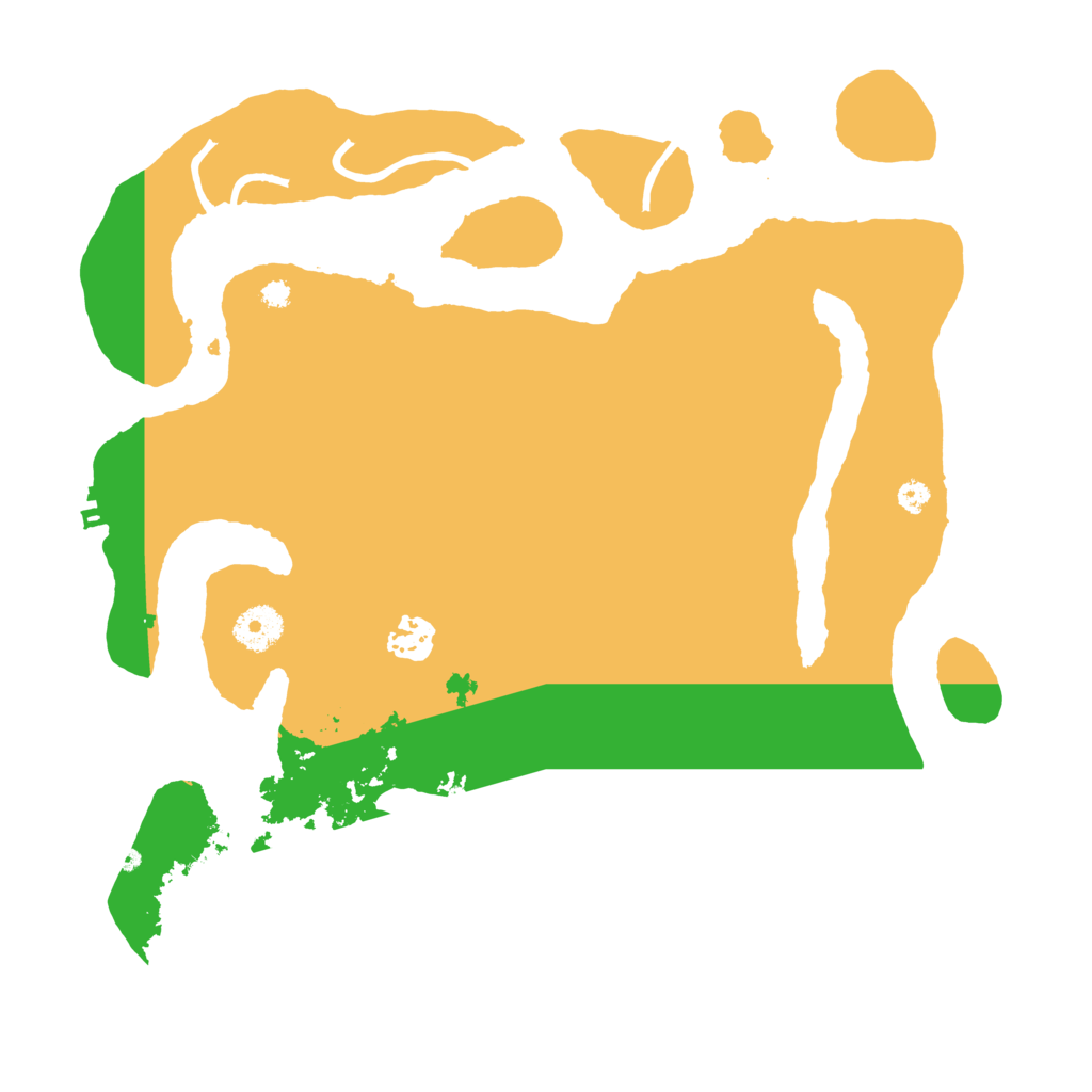 Biome Rust Map: Procedural Map, Size: 3550, Seed: 886437