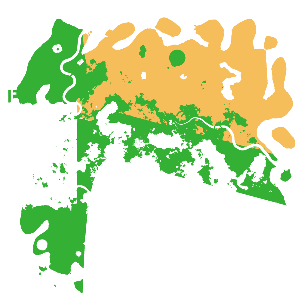 Biome Rust Map: Procedural Map, Size: 5000, Seed: 276551658