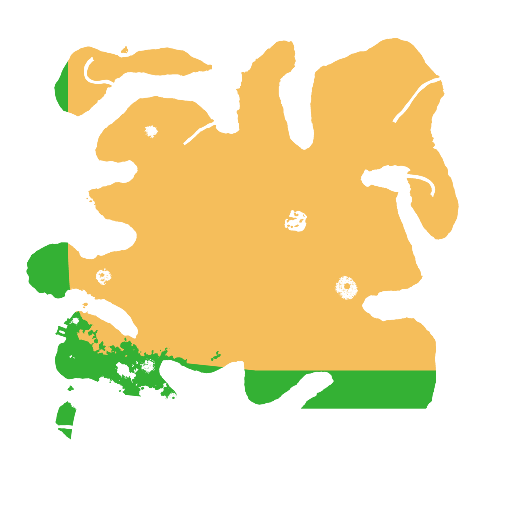 Biome Rust Map: Procedural Map, Size: 3500, Seed: 4387007