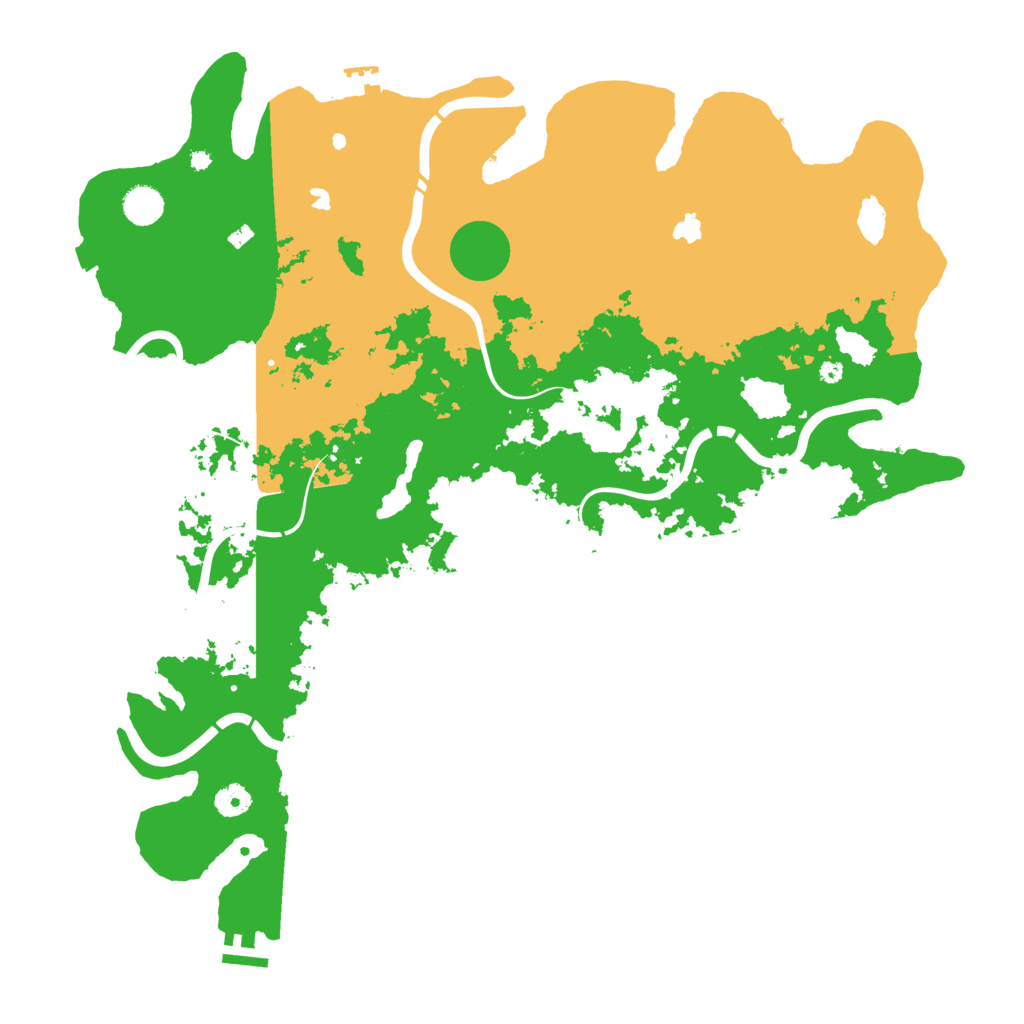 Biome Rust Map: Procedural Map, Size: 4500, Seed: 282025