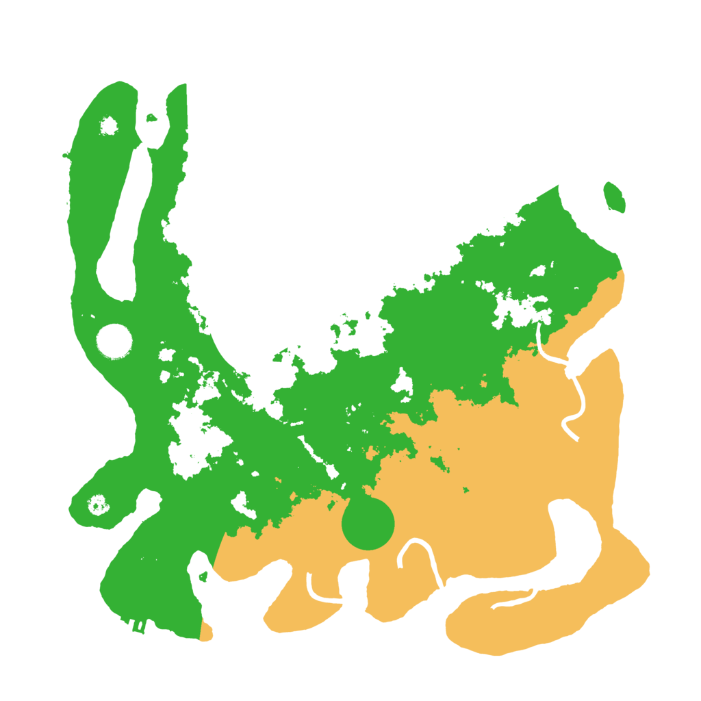 Biome Rust Map: Procedural Map, Size: 3500, Seed: 3976944