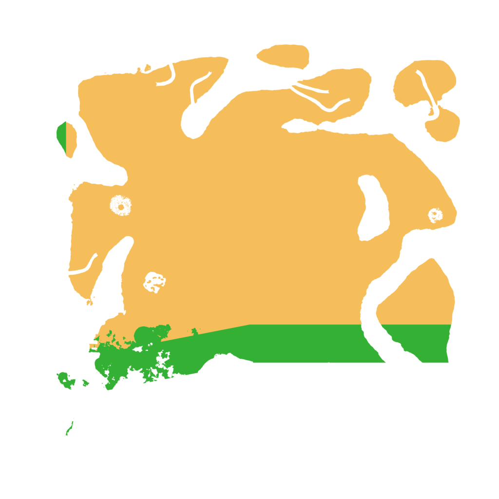 Biome Rust Map: Procedural Map, Size: 3550, Seed: 76237