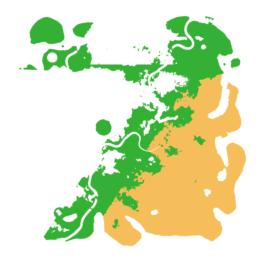 Biome Rust Map: Procedural Map, Size: 4500, Seed: 20354