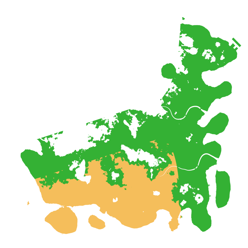 Biome Rust Map: Procedural Map, Size: 4500, Seed: 6326712