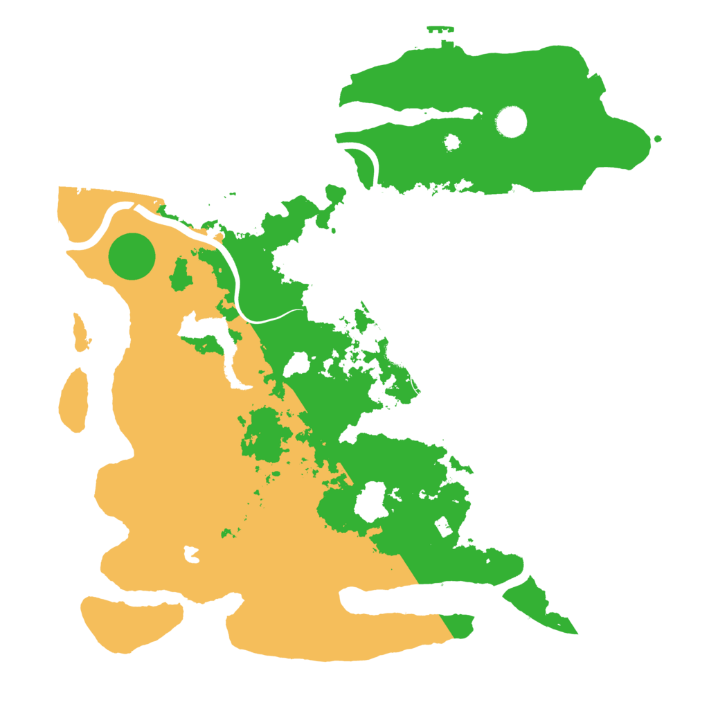 Biome Rust Map: Procedural Map, Size: 4000, Seed: 697370