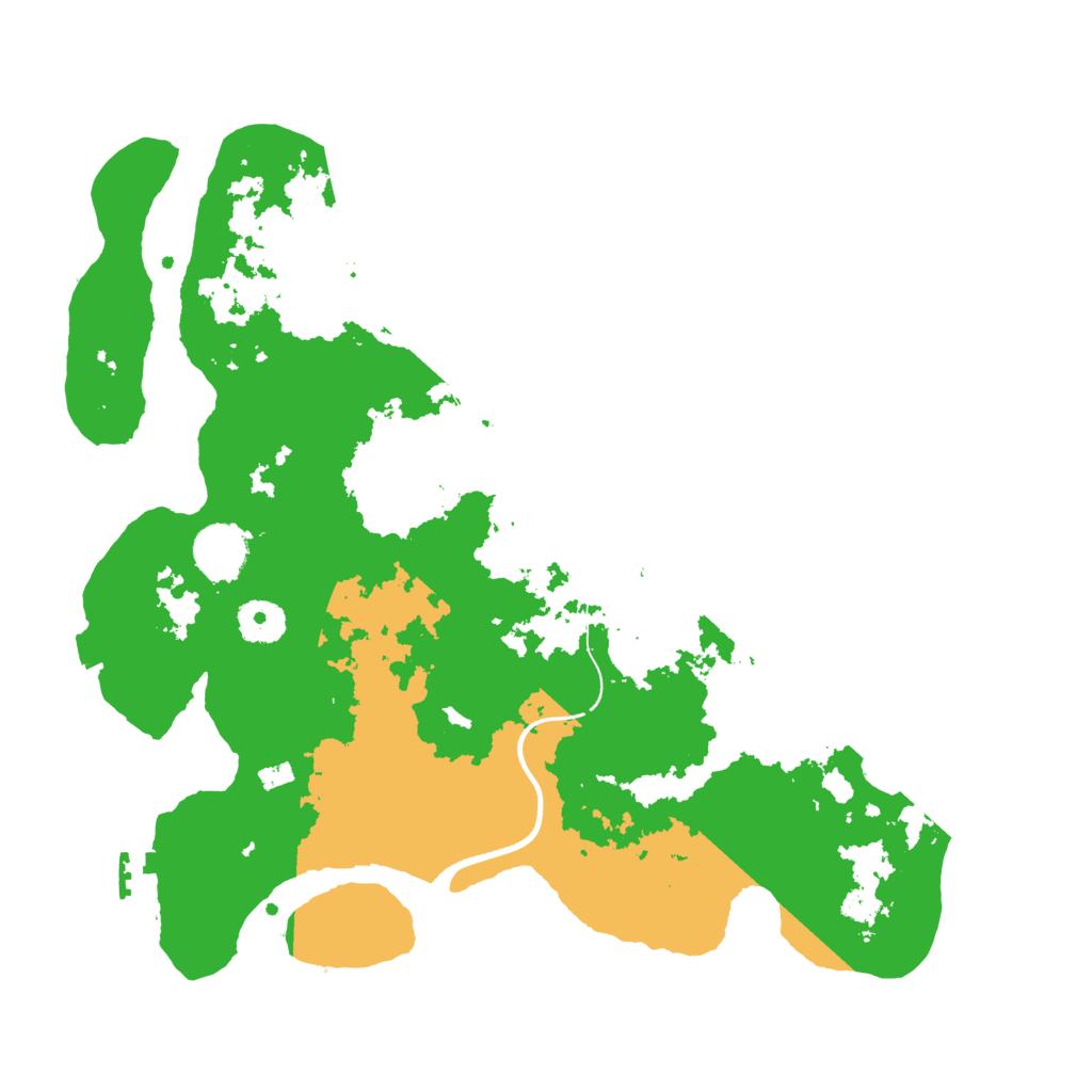 Biome Rust Map: Procedural Map, Size: 3550, Seed: 819885