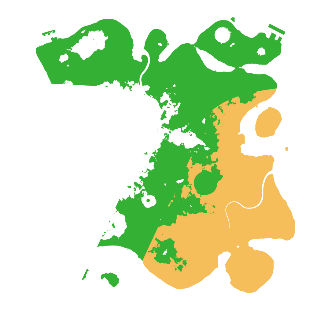 Biome Rust Map: Procedural Map, Size: 3550, Seed: 634468