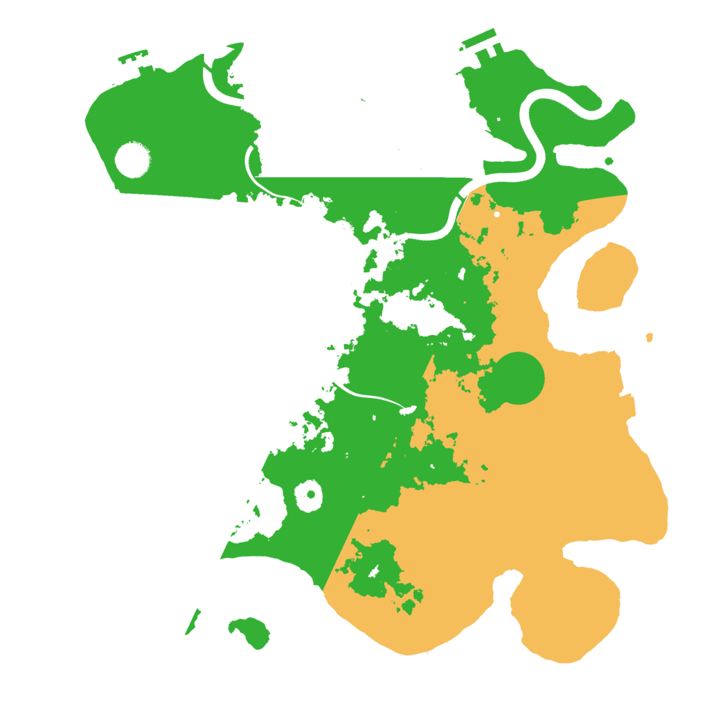 Biome Rust Map: Procedural Map, Size: 3550, Seed: 634468