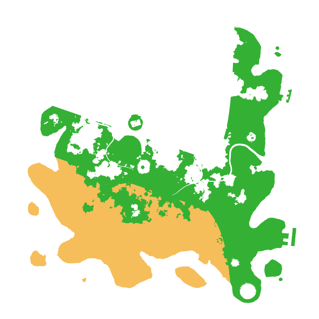 Biome Rust Map: Procedural Map, Size: 3550, Seed: 93187