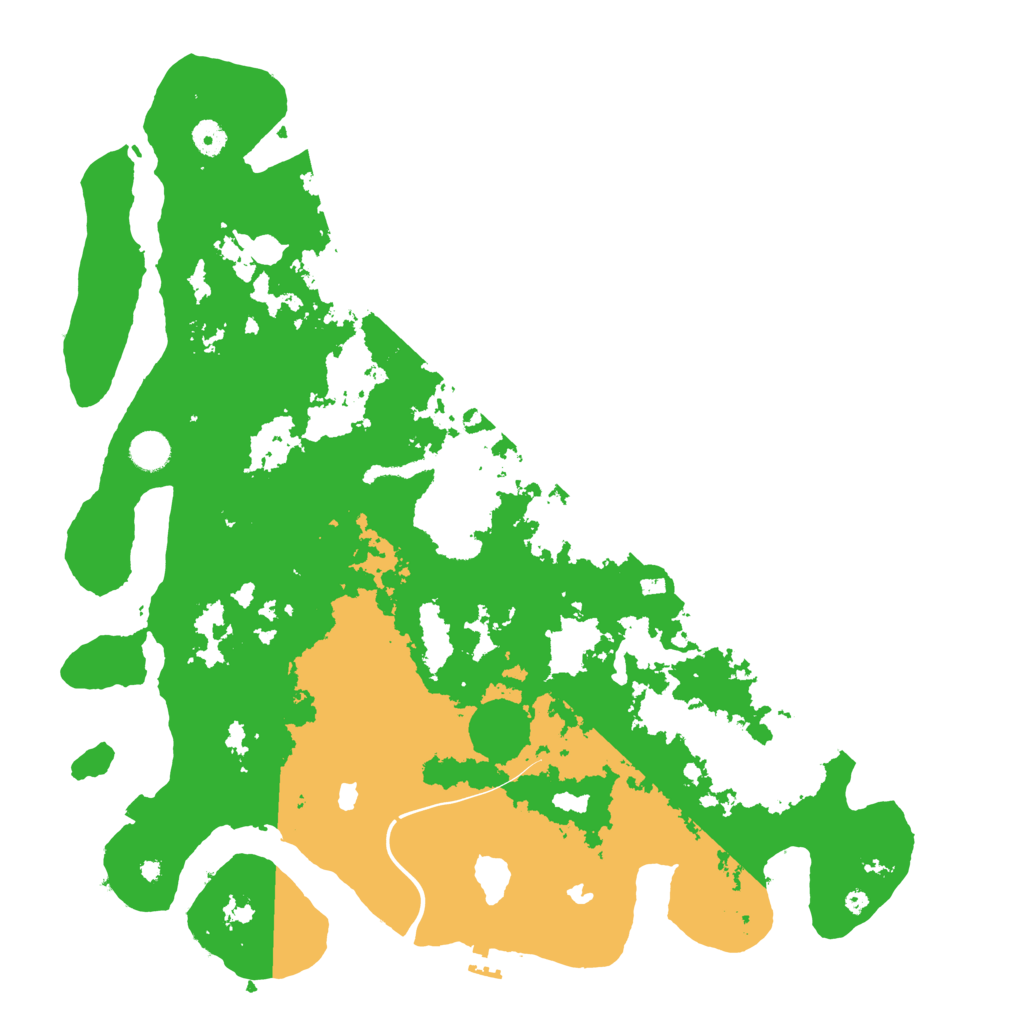 Biome Rust Map: Procedural Map, Size: 4500, Seed: 1185126
