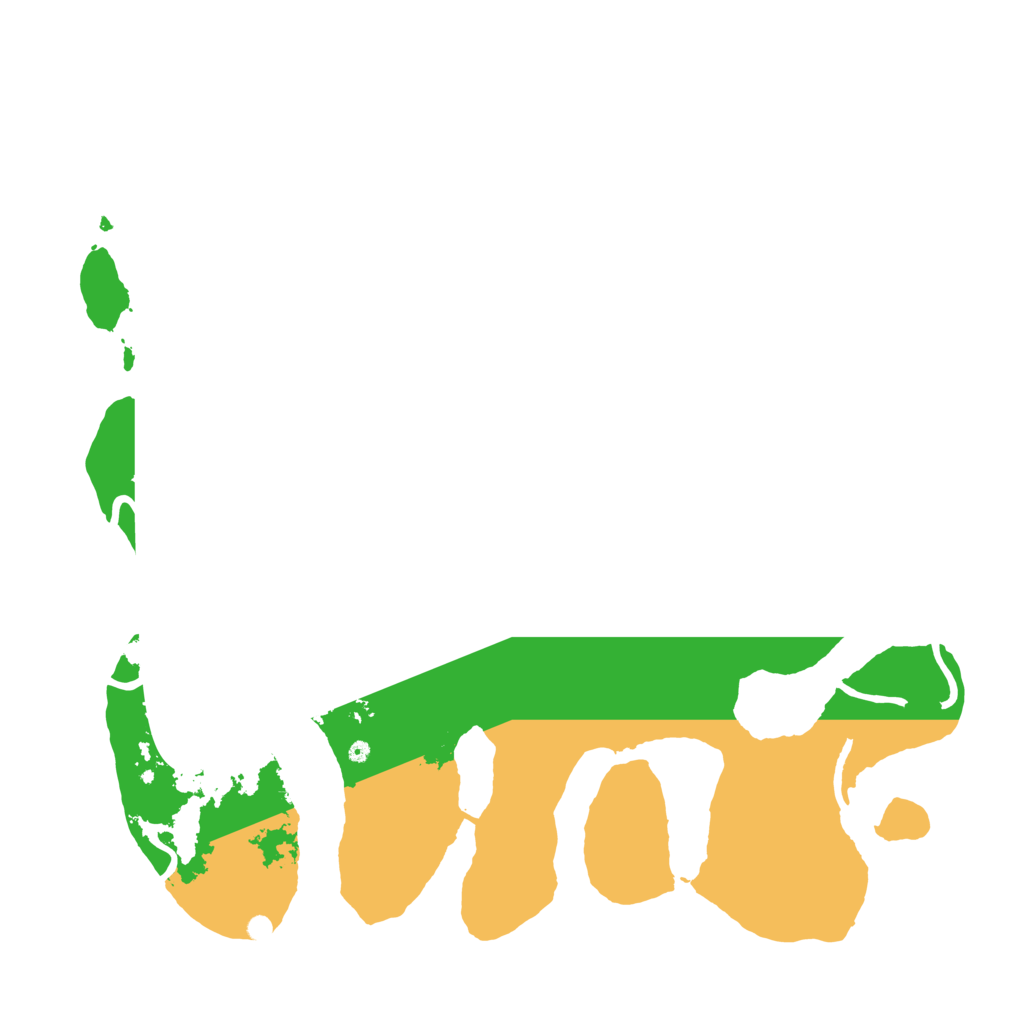 Biome Rust Map: Procedural Map, Size: 3550, Seed: 155135