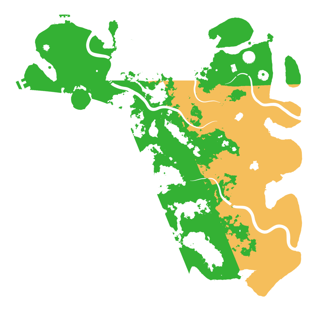 Biome Rust Map: Procedural Map, Size: 4500, Seed: 4797442