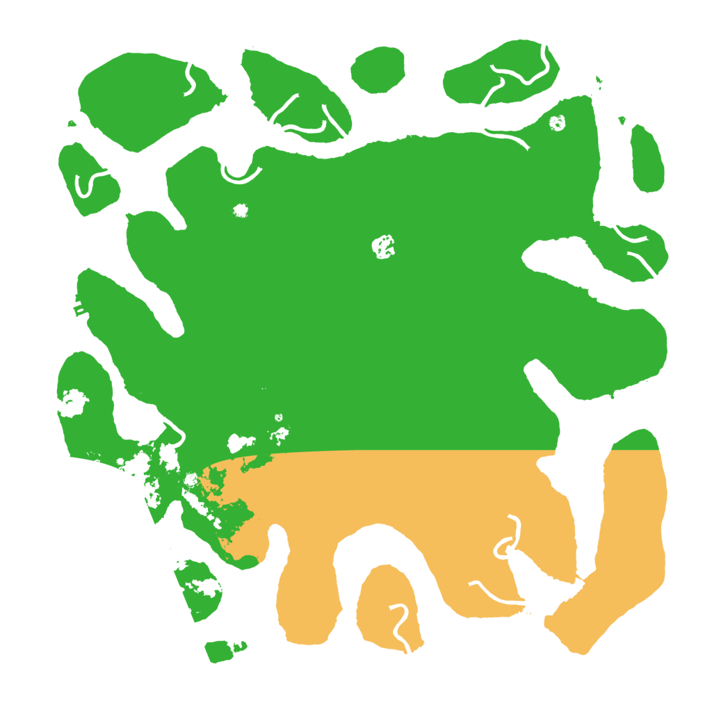 Biome Rust Map: Procedural Map, Size: 4500, Seed: 4797442