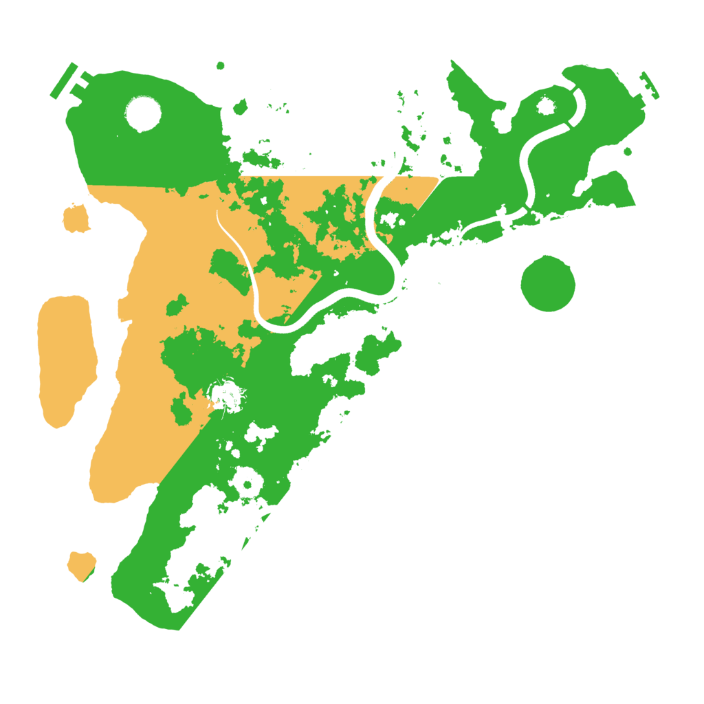 Biome Rust Map: Procedural Map, Size: 3550, Seed: 161671