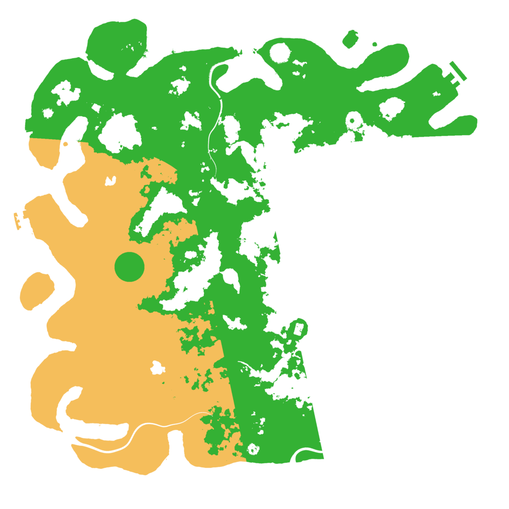 Biome Rust Map: Procedural Map, Size: 4500, Seed: 101007449