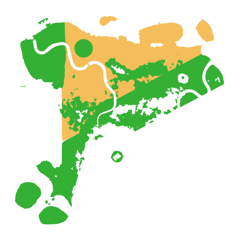 Biome Rust Map: Procedural Map, Size: 3550, Seed: 279032