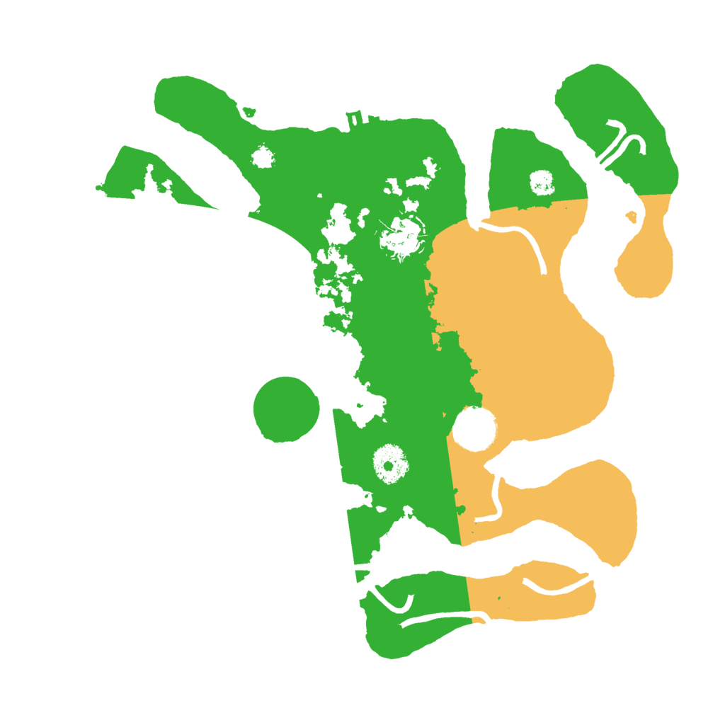 Biome Rust Map: Procedural Map, Size: 3000, Seed: 220122