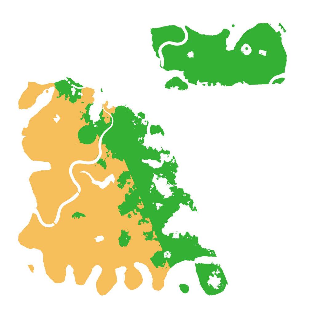 Biome Rust Map: Procedural Map, Size: 4500, Seed: 447489