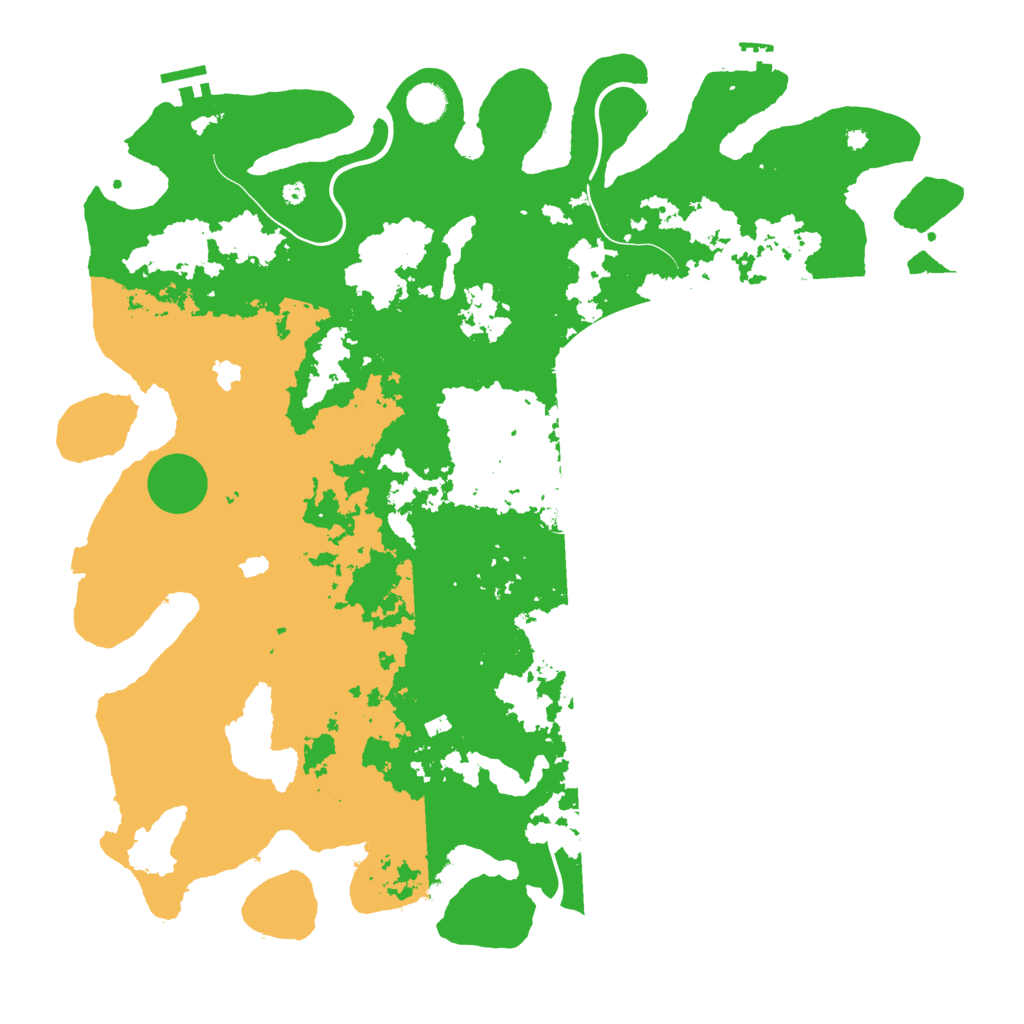 Biome Rust Map: Procedural Map, Size: 4500, Seed: 12209