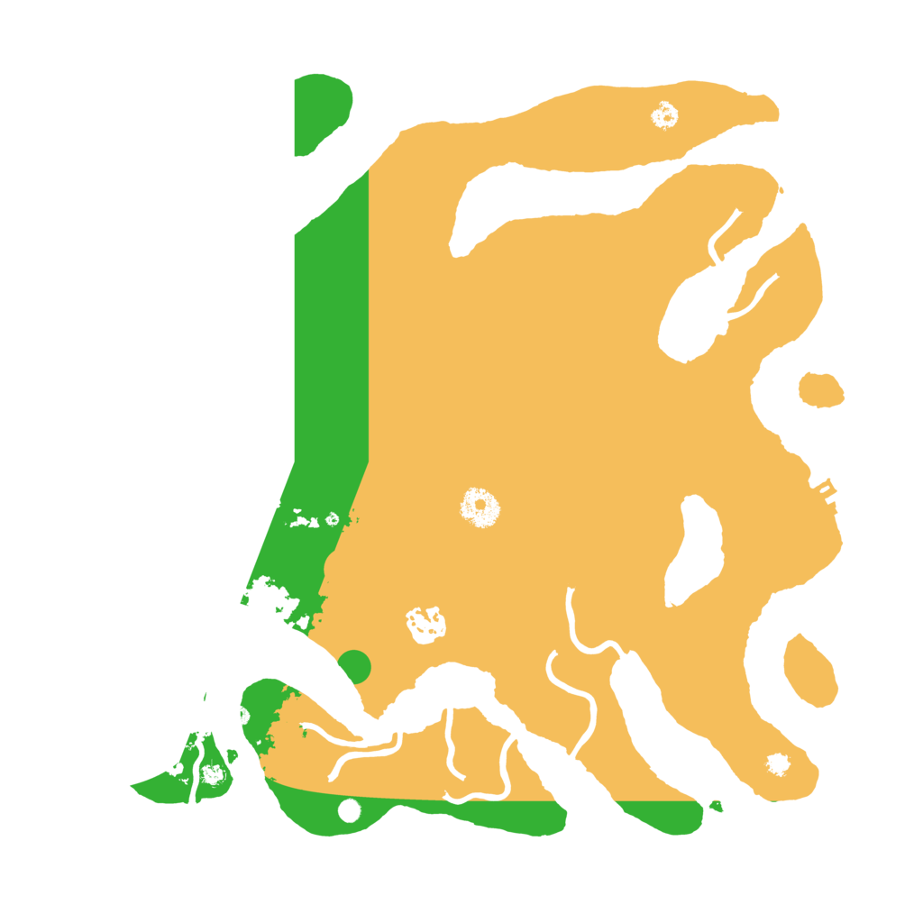 Biome Rust Map: Procedural Map, Size: 3550, Seed: 898476