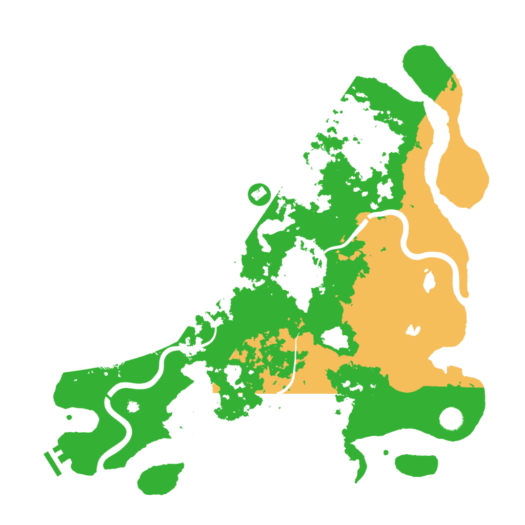 Biome Rust Map: Procedural Map, Size: 4000, Seed: 719226