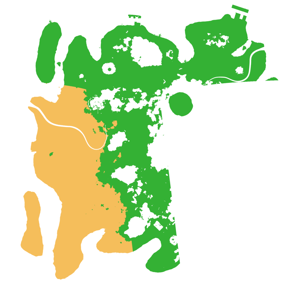 Biome Rust Map: Procedural Map, Size: 3550, Seed: 697976