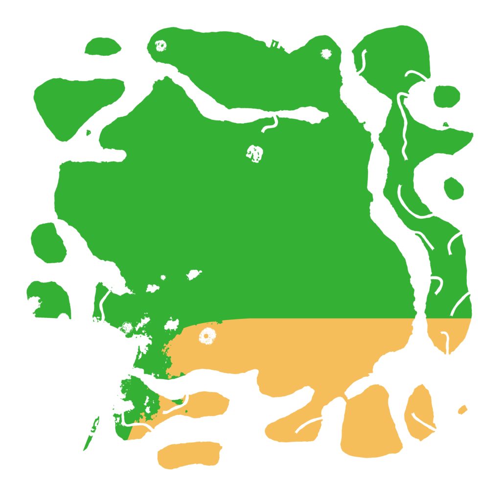 Biome Rust Map: Procedural Map, Size: 4500, Seed: 1260156